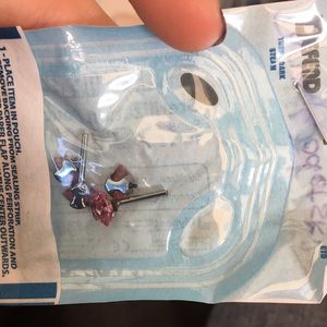 Pink Diamond Nipple Rings